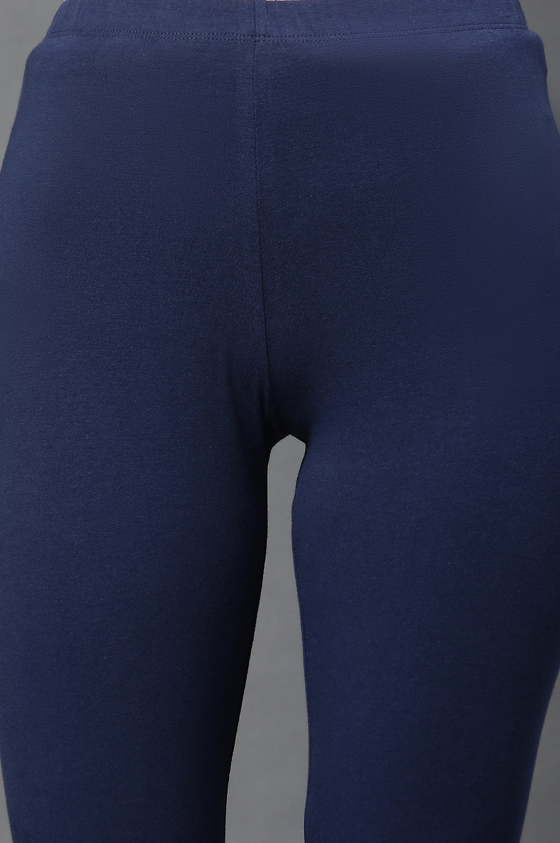 Blue Cotton Lycra Tights