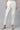 White Cotton Flax Pin-tuck Trouser Pants
