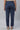 Blue Cotton Lycra Pintuck Trousers