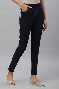 Navy Blue Denim Jeggings