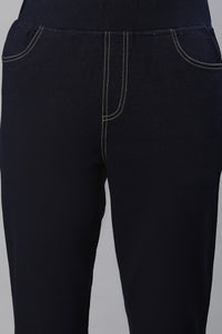 Navy Blue Denim Jeggings