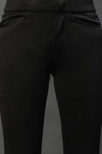 Black Smart Casual Slim Pants