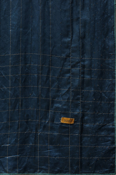Blue Ombre Sequined Dupatta