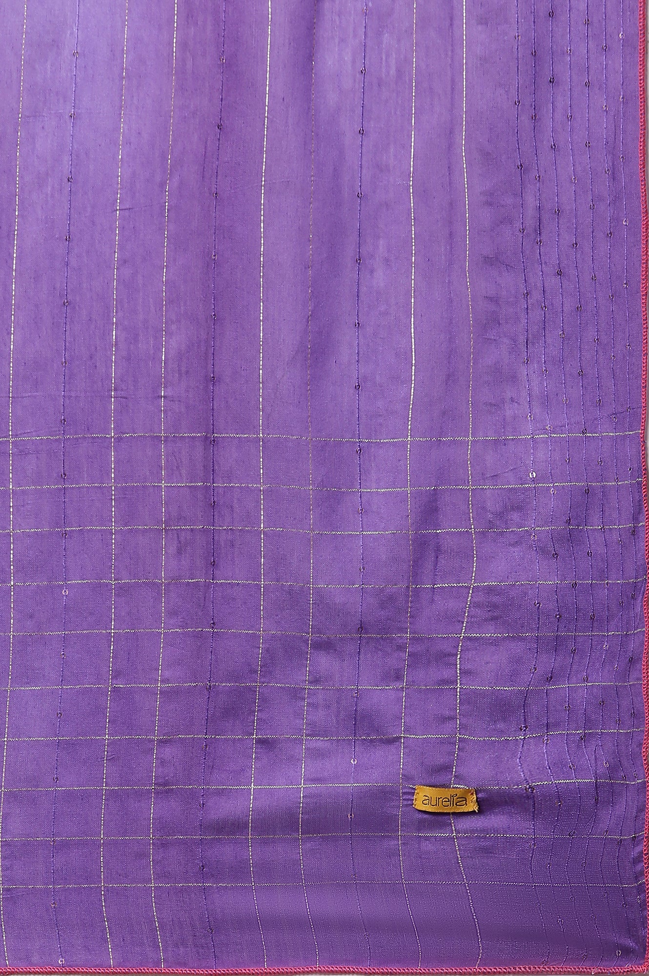 Pink and Purple Ombre Embellished Dupatta