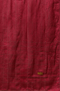Red Ombre Zari Sequined Dupatta