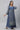 Bright Blue Embellished Kurta, Palazzo and Choker Dupatta