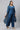 Blue Shantung Top, Gilet and Pants Set