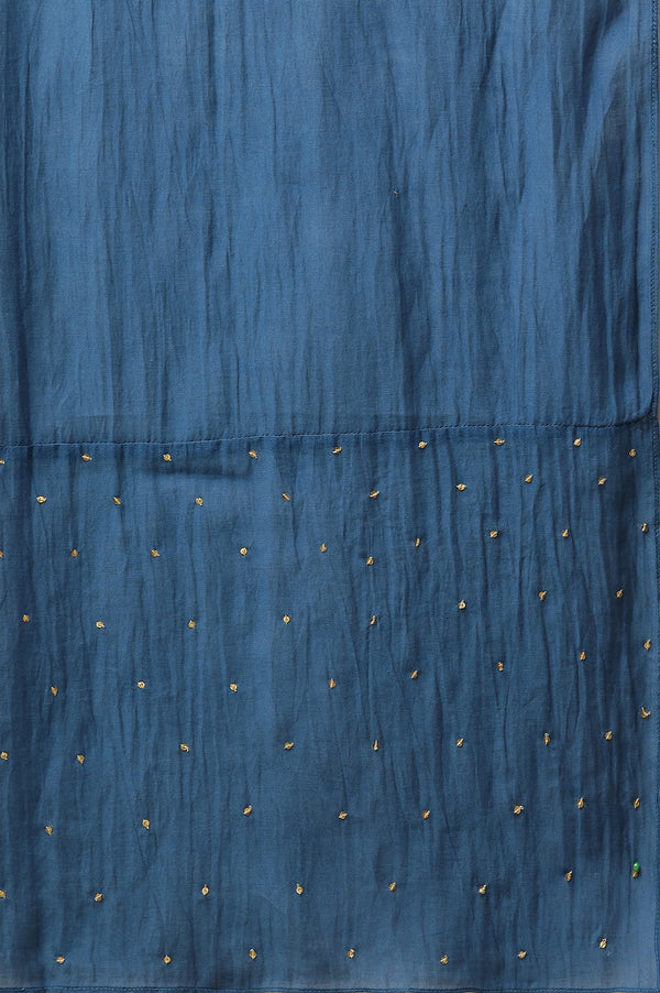 Mint Green Embroidered Kurta, Palazzo & Dupatta Set