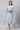Blue Embellished Festive Kurta, Trousers and Dupatta Set