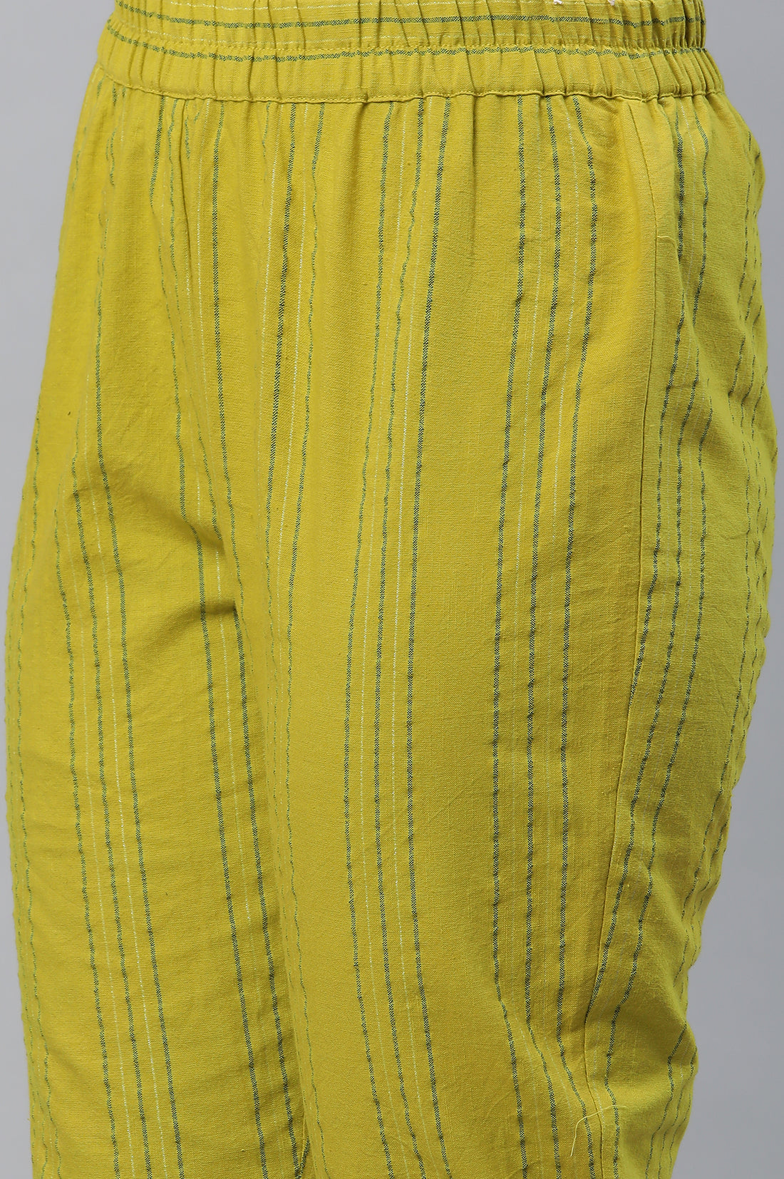 Green Stripe Kurta &amp; Trouser Co-ord Set