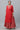 Red Embellished Kurta, Inner Crop Top and Flared Skirt Set