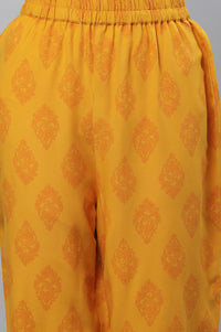Purple Embroidered Kurta, Narrow Palazzo and Dupatta Set