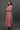 Pink Floral Printed Anarkali Dress with Choker Dupatta
