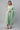 Green Printed Flared Kurta, Tights and Dupatta Set