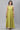 Green Embellished Long Kurta &amp; Blue Gilet Set