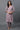 White and Purple Floral Printed Kurta and Pants Co-ord Set