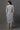 White and Blue Floral Printed Kurta and Pants Co-ord Set
