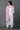 White Floral Printed Kurta, Trousers and Dupatta Set