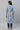 Blue Seer Sucker Kurta and Trouser Set