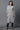 White and Black Checker Kurta and Denim Jegging Set