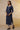 Blue Lurex Straight Kurta and Pants Set