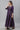 Purple Embellished Long Kurta, Tights and Pink Dupatta Set