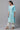 Blue Foil Printed Embellished Kurta, Pants and Dupatta Set