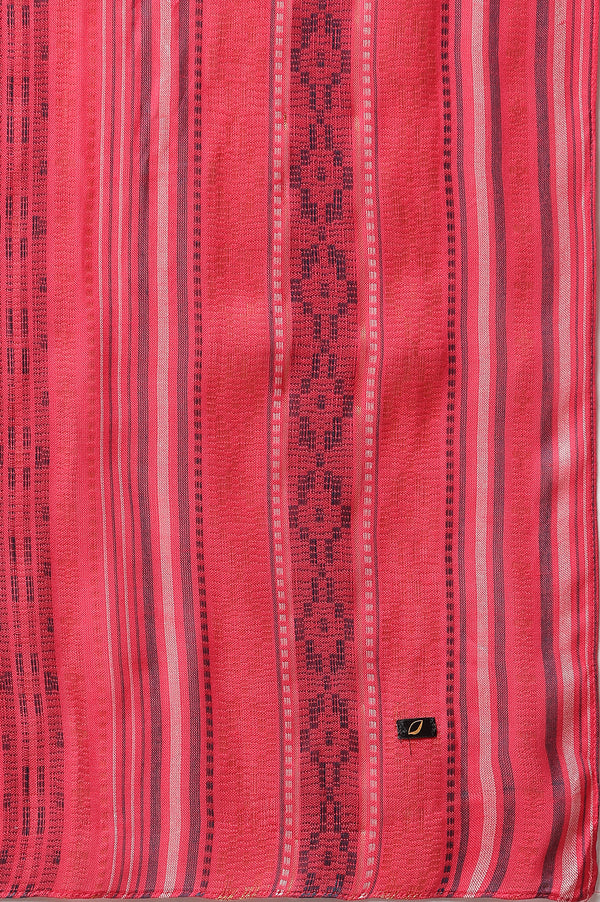 Blue Printed Flared Kurta Tights and Dupatta Set