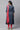 Blue Printed Flared Kurta, Tights and Dupatta Set