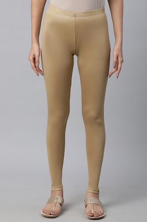 Gold Printed Tights