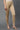 Gold Solid Plain Skinny Cotton Tights