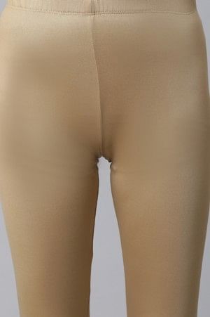 Gold Printed Tights