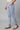 Light Blue Solid Yoga Tights