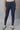 Light Blue Solid Yoga Tights