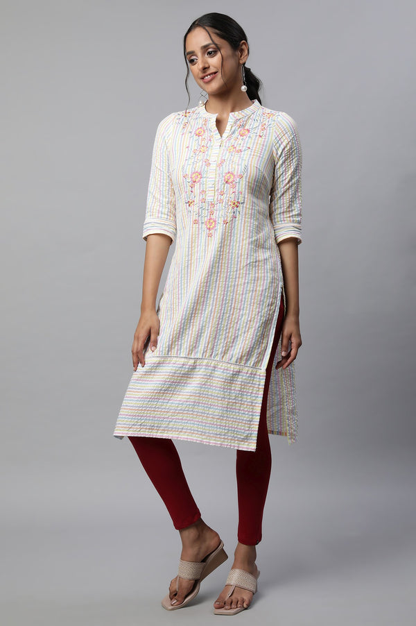 Red Solid Skinny Fit Cotton Tights With Slip On Closure