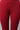 Red Cotton Lycra Cropped Tights