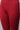 Red Cotton Lycra Cropped Tights
