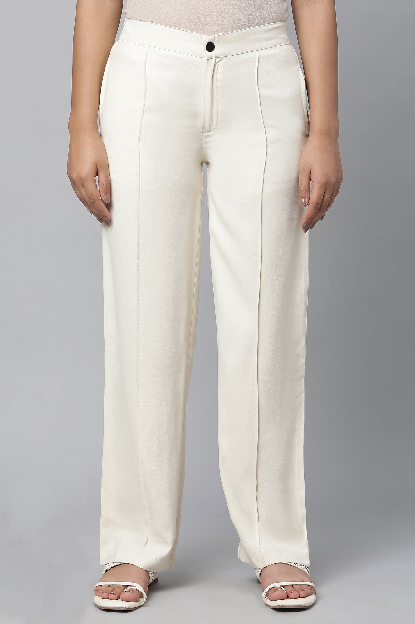 Natural Parallel Fit Trouser Pants