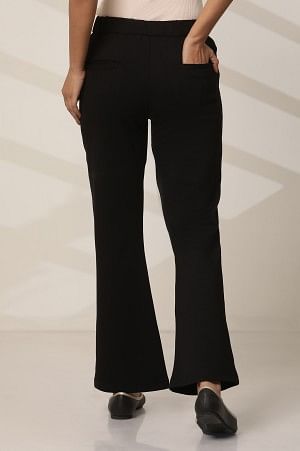 Black Boot Cut Flared Pants