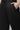 Black Narrow Trousers with Buttons on Hemline