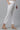 White Narrow Trousers with Buttons on Hemline