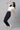 Blue Solid Travel Tights
