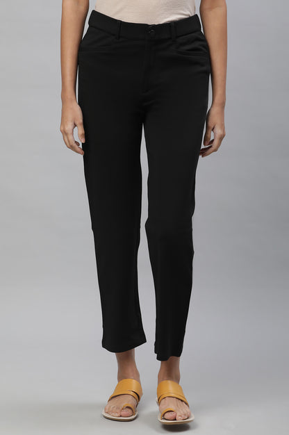 Black Slim Fit Trouser Pants