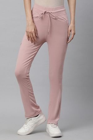 Pink Athleisure Style Pants