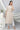 White Basic Trouser with Embroidered Hemline