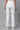 White Boot-Cut Flared Pants