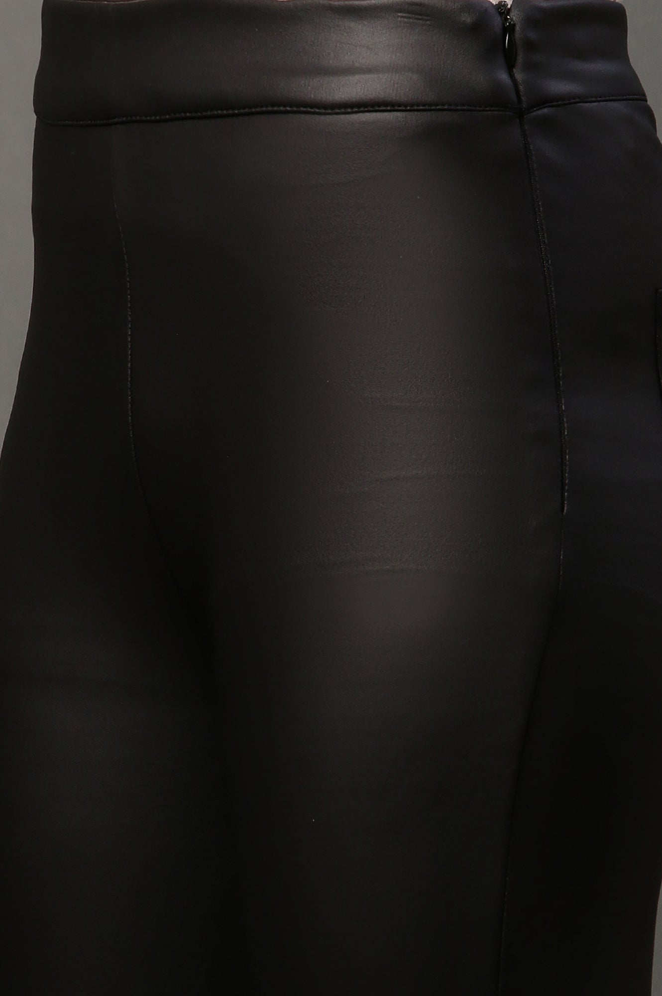 Black Sleek Leather Pants