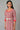 Red Checker Dobby kurta With Belt