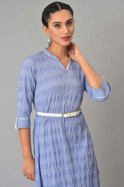 Blue A Line Women kurta