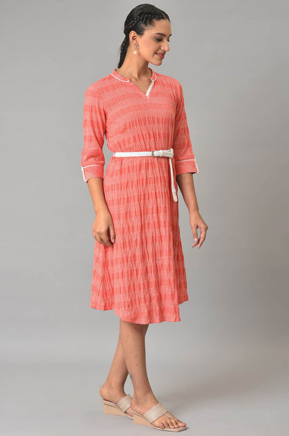 Pink A Line Women kurta